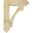 thumbnail image 3 of Ekena Millwork 6"W x 28"D x 36"H Legacy Arts & Crafts Rough Sawn Bracket, Douglas Fir, 3 of 4