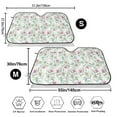 thumbnail image 3 of Balery Lilies Flowers Print Car Windshield Sun Shade,Windshield Sunshade for Car Pickup Truck SUV Accessories-Small, 3 of 7