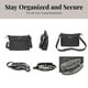 thumbnail image 5 of Bandolera Baggallini Securtex® antirrobo Memento Charcoal, 5 of 7