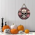 thumbnail image 2 of Skeleton Logo Decoration Halloween Decoration Home Door Window Party Decoration Festive Atmosphere, 2 of 8