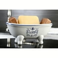 thumbnail image 3 of Aqua Eden BATUBDSW Le Savon 6" Double Slipper Clawfoot Tub Decorative Soap Dish, 3 of 4