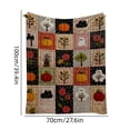 thumbnail image 3 of Halloween Fleece Blanket 51x39in Soft Flannel Throw for Couch Bed, Plush Cozy Blanket with Halloween Print, Lightweight Warm Decorations Gift by OVFUIZ, 3 of 6