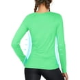 thumbnail image 2 of Women's Long Sleeve UPF 50+ UV Sun Protection Shirts Rash Guard Swim T-Shirt/Hoodie Quick Dry for Outdoor Hiking, 2 of 7