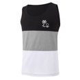 thumbnail image 3 of WAVSUF Summer Men Quick Dry Undershirts Tank Muscle Gym Vest for Mens Sports Tank Tops Printed Round Neck Tops Sleeveles Pullover Gray Size L, 3 of 3