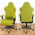 thumbnail image 4 of 4Pcs/set Corn Velvet Office Gaming Chair Covers Home Stretch Spandex Computer Rotating Lift Armchair Seat Covers, 4 of 7