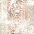 thumbnail image 2 of Vess, June Erica 15x15 Black Ornate Wood Framed with Double Matting Museum Art Print Titled - World Traveler Textile III, 2 of 4