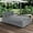 Charcoal Gray, 70'' Length, variant on Dineli Chaise Lounge Chair Outdoor Bed Lounger Outdoor Couch Sofa for Pool Patio Furniture Foam Filling Bean Bed Chair Lazy Sofa for Outside, Water-Resistant Sunbed (Charcoal Gray, 70'' Length)