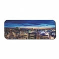 thumbnail image 1 of City Computer Mouse Pad, Empire State and Skyscrapers of Midtown Manhattan New York Aerial View at Dusk, Rectangle Non-Slip Rubber Mousepad Large, 31" x 12", Tan Navy Blue Aqua, by Ambesonne, 1 of 2