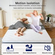Babyqueen Queen Mattress 10 inch Cooling Gel Memory Foam Mattress in a Box, Edge Support & Motion Isolation, Certipur-US Certified