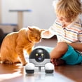 thumbnail image 3 of Robot Camera On Wheels,2MP Double Lens Moving Pet Camera,App Remote Control,2 Way Talk 1080P Hd Indoor Movable Security Cameras,WiFi Small Robot Cam for Cats Dogs,Ultra-Long Battery Life Observe Pets, 3 of 8