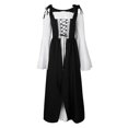 thumbnail image 1 of Vestido Medieval Mujeres Cordones Piso Vintage Cosplay Disfraces Diseño Lindo SG Macarena Vestido medieval de mujer, 1 of 8