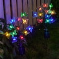 thumbnail image 2 of KOYPTL Christmas Pathway String Tree Light Outdoor-12 Led,Waterproof Ground Plug Light with Butterflies,for Christmas Decoration Holiday Party Backyard Sidewalk Garden Laws Hotel Patio Cafe Ornaments, 2 of 7