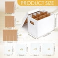 thumbnail image 2 of 4 Sets Kitchen Moving Boxes with Divider Kits for Dish Glassware Wine Glass Packing Box with Handle Included 15 x 12 x 10 Inch 2 Cup and Plate case, 20 Corrugate Dividers, 36 Foam Pouches, 2 of 6