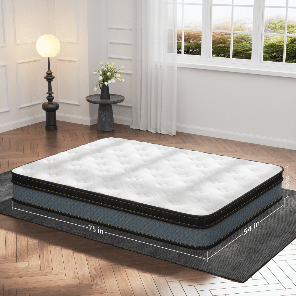Memory Foam Innerspring Hybrid Mattresses-10 Inch Full Mattress