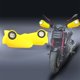 thumbnail image 5 of Protectores de manos para motocicleta con luces LED, Cubremanos de protección contra caídas, Patrón de fibra de carbono, Ajuste universal, Negro, Juego de 2, 5 of 6