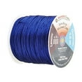 thumbnail image 2 of Mandala Crafts Nylon Satin Cord, Rattail Trim Thread for Chinese Knotting, Kumihimo, Beading, Macramé, Jewelry Making, Sewing (0.8mm 109 Yards, Navy Blue), 2 of 4