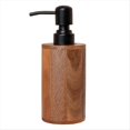 thumbnail image 1 of Dispensador de Jabón de Madera, Dispensador de Jabón de Manos Recargable para Baño y Cocina, Diseño Cilíndrico, Decoración Rústica para Encimeras., 1 of 5
