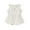 White, variant on CocMouse Girls Drawstring Jumpsuit Sleeveless Crewneck Solid Color Tank Romper