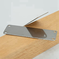 thumbnail image 2 of 50 Pack Stainless Steel Engraving Blank Tags Rectangle Stamping Blanks with 4 Holes 1Inchx3Inch, 2 of 6
