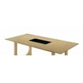 thumbnail image 5 of Blayde Natural Finish Dining Table - 71" Ash Veneer Rectangular Table, Rubberwood Base, Natural Color, for Dining Room. Durable, Stylish Design., 5 of 6