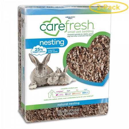 Carefresh Nesting Natural Small Pet Bedding 60 Liters - Pack of