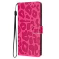 thumbnail image 2 of Leather For Google Pixel 11 Pro XL 6.8-inch Leopard Print Wallet Case, With Card Holder,Wristband,Magnetic Clasp Kickstand Folio Cover,Rose red,For Pixel 11 Pro XL, 2 of 6