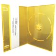 thumbnail image 2 of CheckOutStore (50) Premium Slimline Single 1-Disc DVD Cases 7mm (Clear Orange), 2 of 4