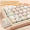 Mantou keycaps bread bear big complete set split type