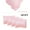 Pink, variant on Set of 4 Satin Pillowcase Pillow Shams Oxford Pillowcase With Ruffled Decor For Skin And Hair Queen Pink