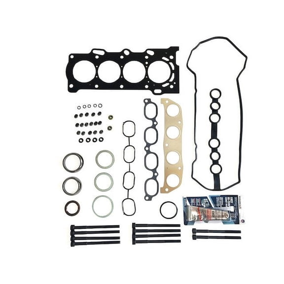 Head Gasket Set with Head Bolts - Compatible with 2003 - 2008 Pontiac Vibe Base Wagon 4-Door 1.8L 1ZZFE 2004 2005 2006 2007
