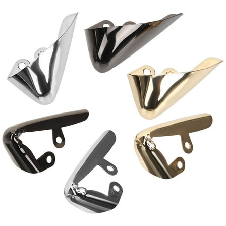Milisten High Heel Protector Cover Metal 6Pcs 1.3X0.7X0.2In