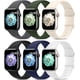 thumbnail image 1 of Paquete de 6 correas deportivas compatibles con Apple Watch Band 38 mm, 40 mm, 41 mm, 42 mm, 44 mm, 45 mm, 49 mm, correa de silicona suave impermeable compatible con iWatch Apple Watch Series 9 Ultra, 1 of 4