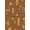 Brown, Pattern 15, variant on ODIKA 4'x6' Green Pink Geometric Retro Design Washable Area Rug Southwestern Minimalist Style with Symmetry for Home Office, Under Desk, Non-Slip Chair-Friendly, Flatwoven