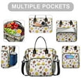 thumbnail image 2 of Colorful Softball and Fashion Icons Pattern Womens Lunch Box for Work,Insulated Large Lunch Bag for Tween and Teen,Loncheras Para Mujer,Leakproof Adult Lunch Bag for Work,Beach,Travel,Picnic,Camping, 2 of 7