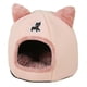 thumbnail image 2 of Casa para gatos portátil, aislada y resistente al viento, para porche comunitario. rosa, 2 of 8