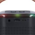 thumbnail image 2 of Mini Karaoke Machine with 2 Microphones Wireless Bluetooth RGB Colorful Portable Speaker Karaoke System for Home Party Outdoor Camping Black, 2 of 4