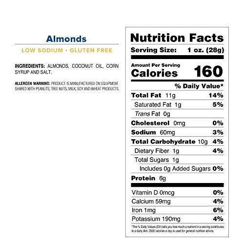 BEER NUTS Almonds 4 oz. Value Pack Display 12 Count Individual Bags