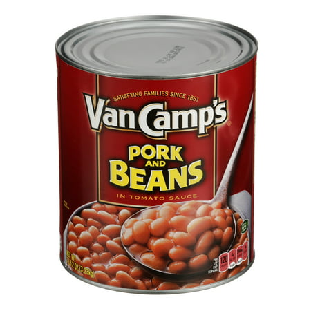 VAN CAMP'S Pork and Beans, 114 oz. (Best Canned Food For Camping)