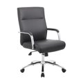 thumbnail image 1 of Allora Fauteuil de Conférence Exécutif Mid-Century Mod en Noir, 1 of 1