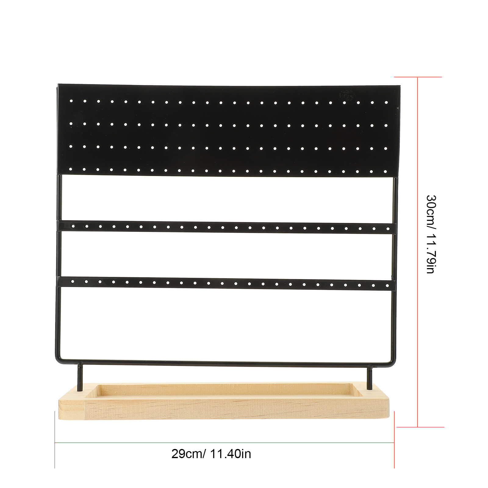 OUNONA  Jewelry Organizer for Hanging Earrings Stand Generous Holder