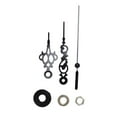 Quartz Wall Clock Movement Mechanism Black Diy Repair Parts Kit Clock