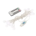 thumbnail image 2 of Cadena de Luces de Bola Cadena de Lámpara LED de Colores Alimentada por USB con Control Remoto 8 Modos Luces de Cadena de Hadas Esféricas Decorativas Impermeables para Boda de, 2 of 8