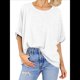thumbnail image 2 of Camiseta Holgada Informal de Verano de Corta para Mujer. XL, 2 of 8