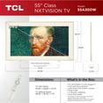 thumbnail image 3 of TCL 55" Class NXTVISION TV QLED 4K Smart Google TV and Flush Wall Mount (NEW 2024) - Art TV, Matte Anti-Glare Screen, 144Hz - 55A300W, 3 of 23
