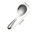 thumbnail image 3 of Mauxuk Stainless Steel Rice Spatula - Non-Stick Kitchen Spoon for Cooking, Flipping & Mixing - Double-Sided Design - Lightweight 3.88oz, 3 of 6