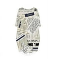 thumbnail image 2 of CLOOCL Retro Newspaper Dress 3D Print Streetwear Fashion Harajuku Long Sleeve Party Vintage Dress, 2 of 4