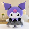 thumbnail image 3 of Muñecos de peluche Sanrio de 40 cm, muñecos de peluche de dibujos animados Kuromi, juguetes de peluche My Melody, almohada para decoración de habitación, regalos de cumpleaños para niños, 3 of 5
