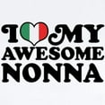 thumbnail image 2 of CafePress - I Love My Awesome Nonna Infant Bodysuit - Baby Light Bodysuit, Size Newborn - 24 Months, 2 of 4