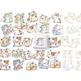 thumbnail image 1 of 45 pcs Cute Cat Stickers Set Strong Self-Adhesive Decorative Cat Stickers Decals Kawaii Animal Stickers, 1 of 5