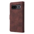 thumbnail image 6 of Dteck Compatible with Google Pixel 7 Wallet Case,Premium PU Leather Zipper Flip Folio Wallet with Wrist Strap Magnetic Closure Built-in Kickstand Protective Cover,Coffee, 6 of 7